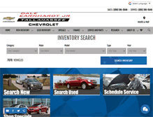 Tablet Screenshot of daleearnhardtjrchevy.com